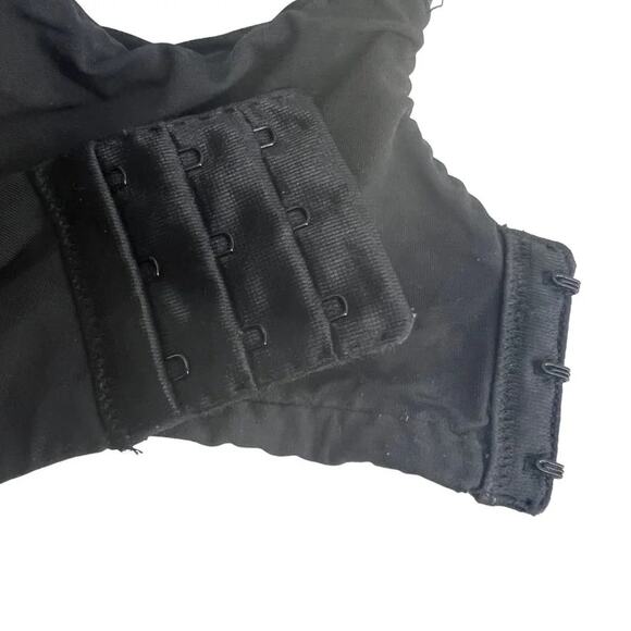 Bali Minimizer Bra 42DD Black Embroidered Lace Unlined Underwire Adjustable 3573 - Picture 5 of 6